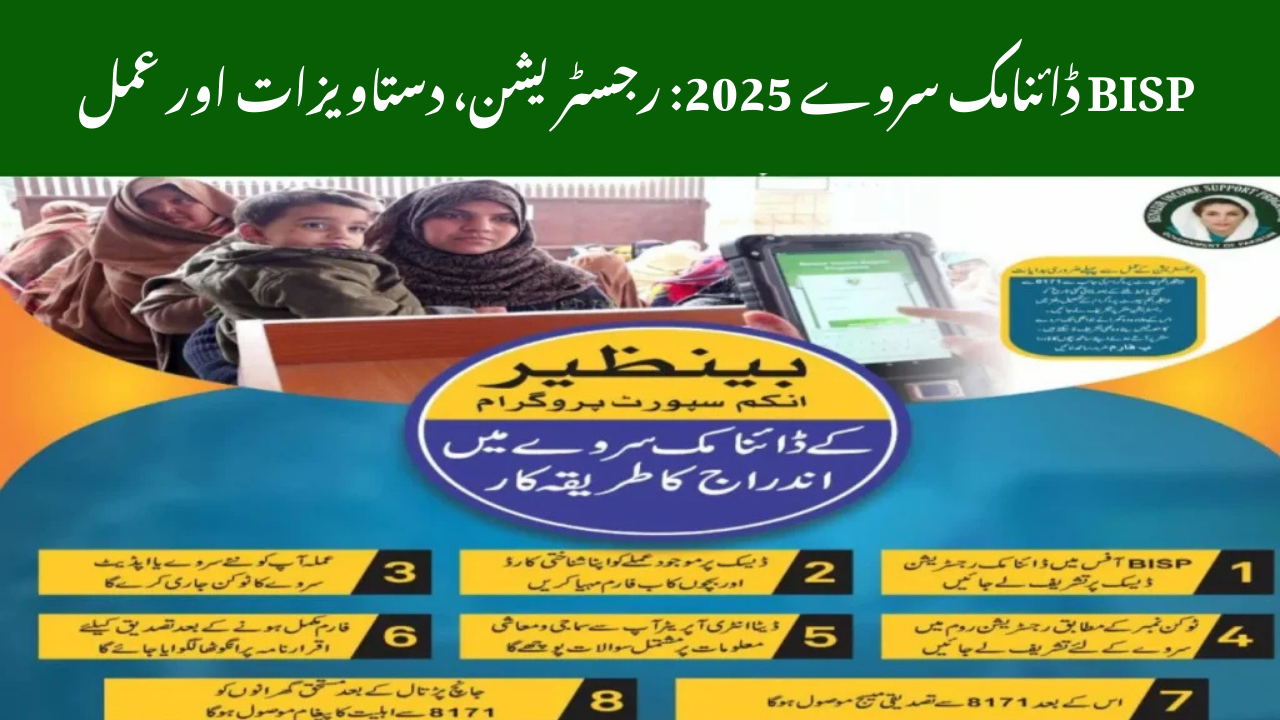BISP Dynamic Survey 2025: Registration, Documents & Process