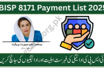 BISP 8171 Payment List September