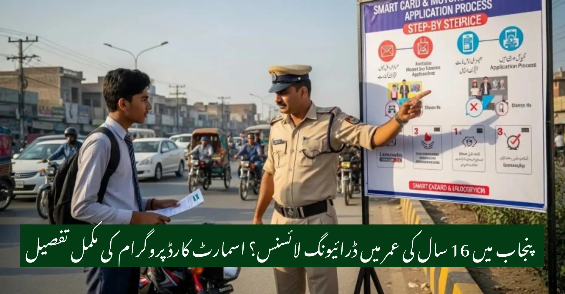 Punjab Launches Smart Card Driving Program for 16-Year-Old Students