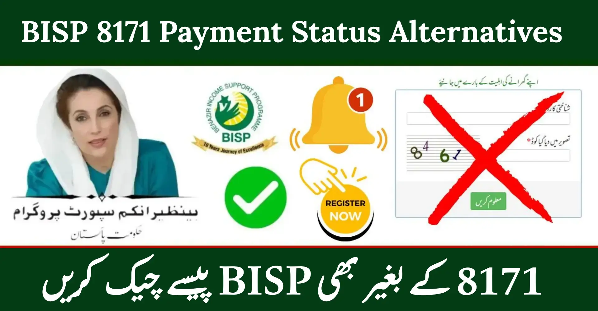 BISP 8171 Payment Status Alternatives