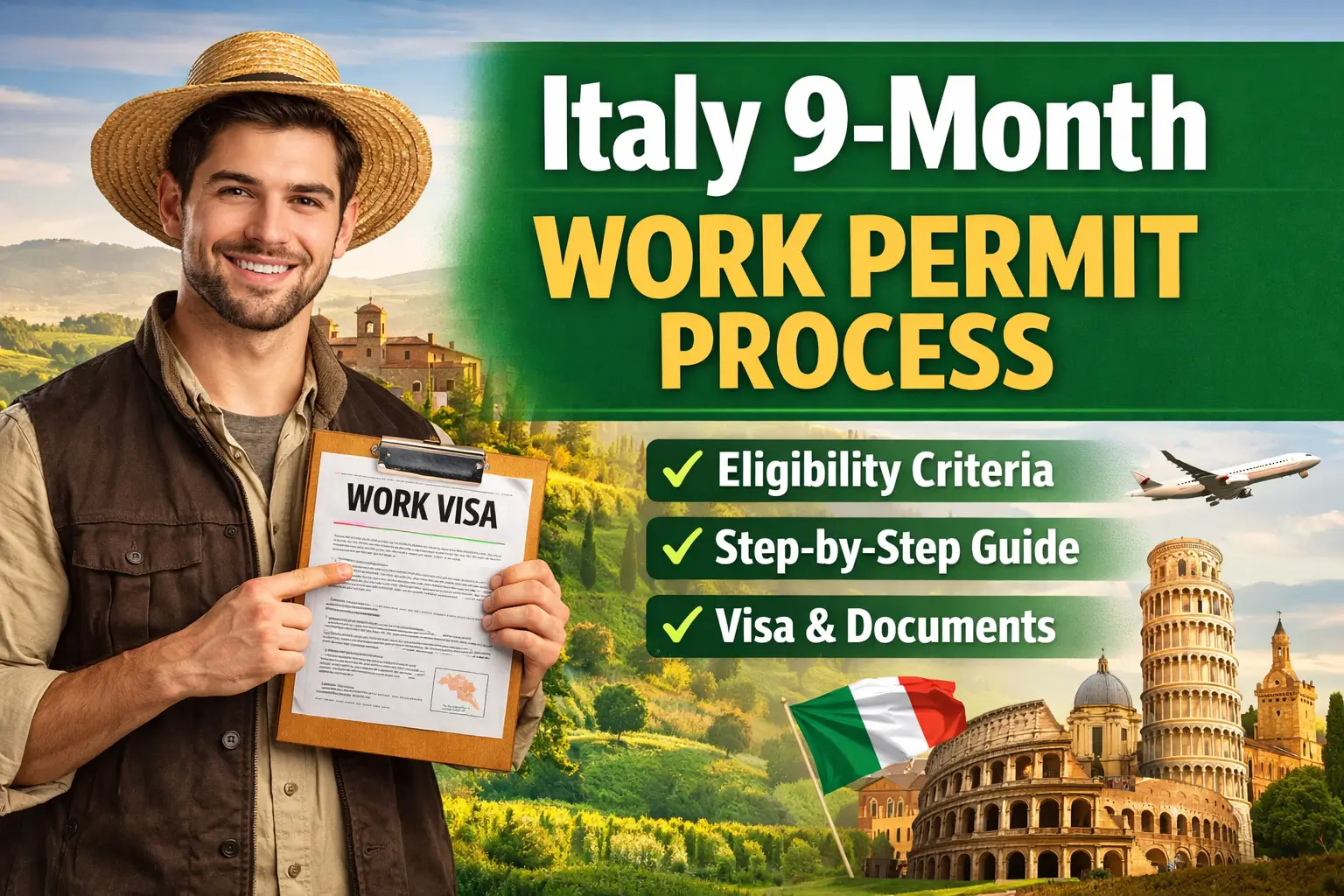 Italy 9-Month Work Permit Process
