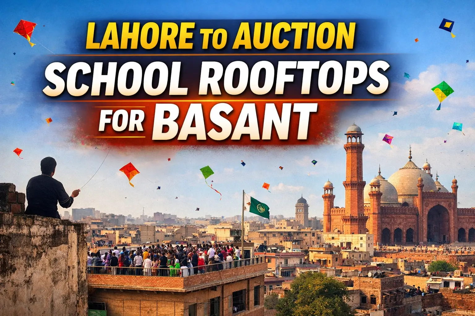 Lahore To Auction School Rooftops For Basant