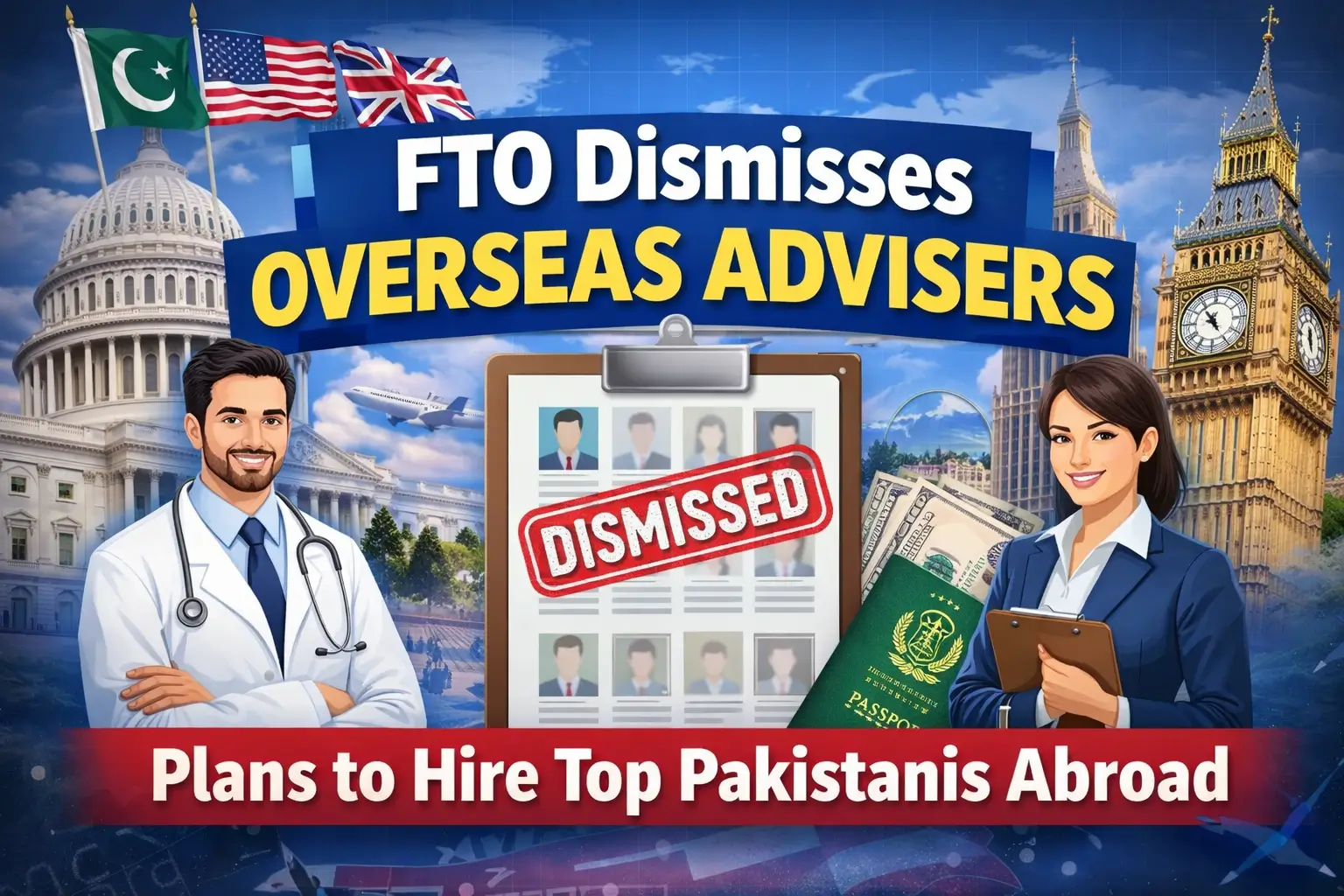 FTO Dismisses Overseas Tax Advisers: New Plan to Hire Top Pakistanis