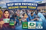 BISP New Payments Resume From Today: Latest Update 2026