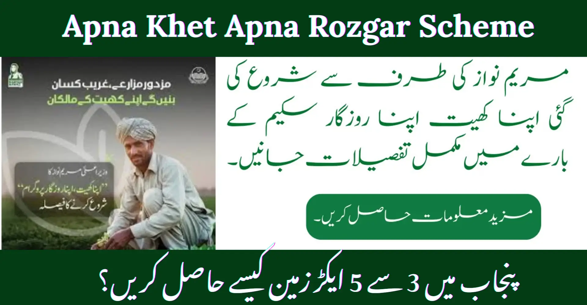 Apna Khet Apna Rozgar Scheme 2026 (Punjab) – Eligibility, Benefits & How to Apply (Latest Update)