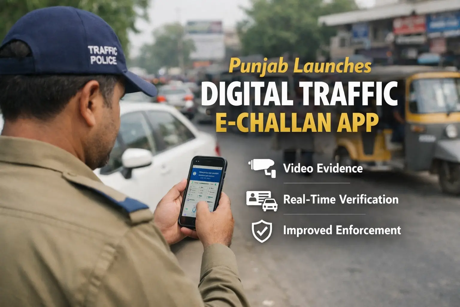 Punjab Digital Traffic E-Challan One App