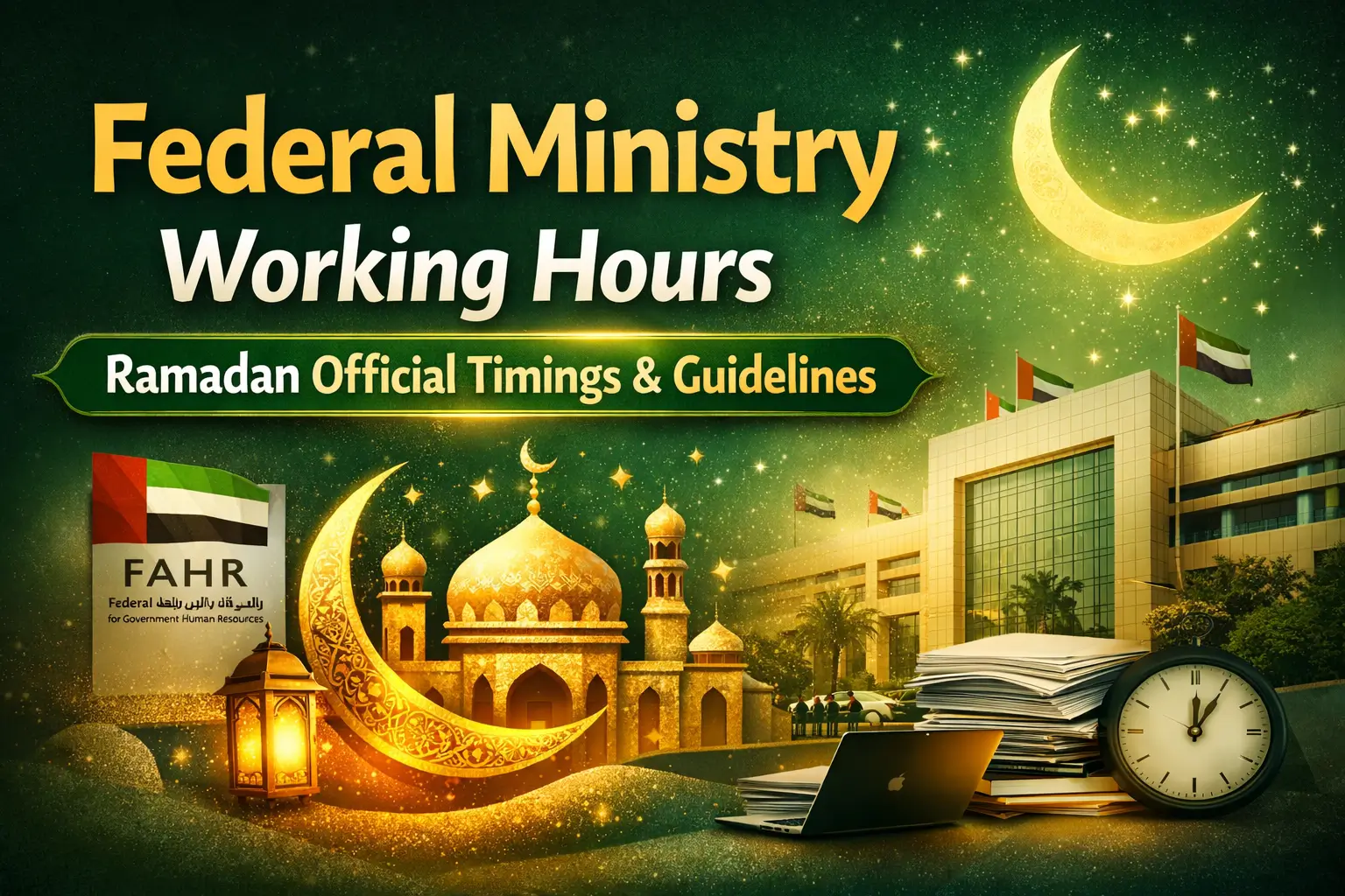 Federal Ministry Working Hours Ramadan 2026: Official FAHR Timings & Guidelines
