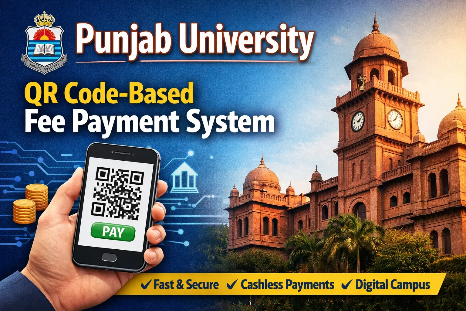 Punjab University QR Code Fee Payment