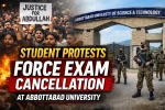Student Protests Force Exam Cancellation