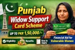 Punjab Widow Support Card Scheme