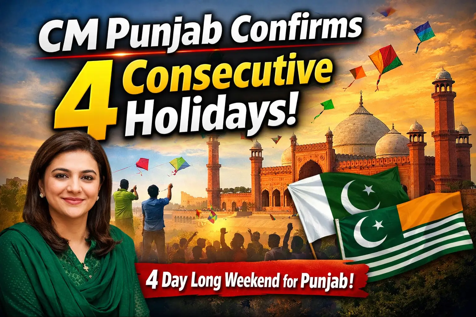 Punjab CM Announces 4 Consecutive Holidays