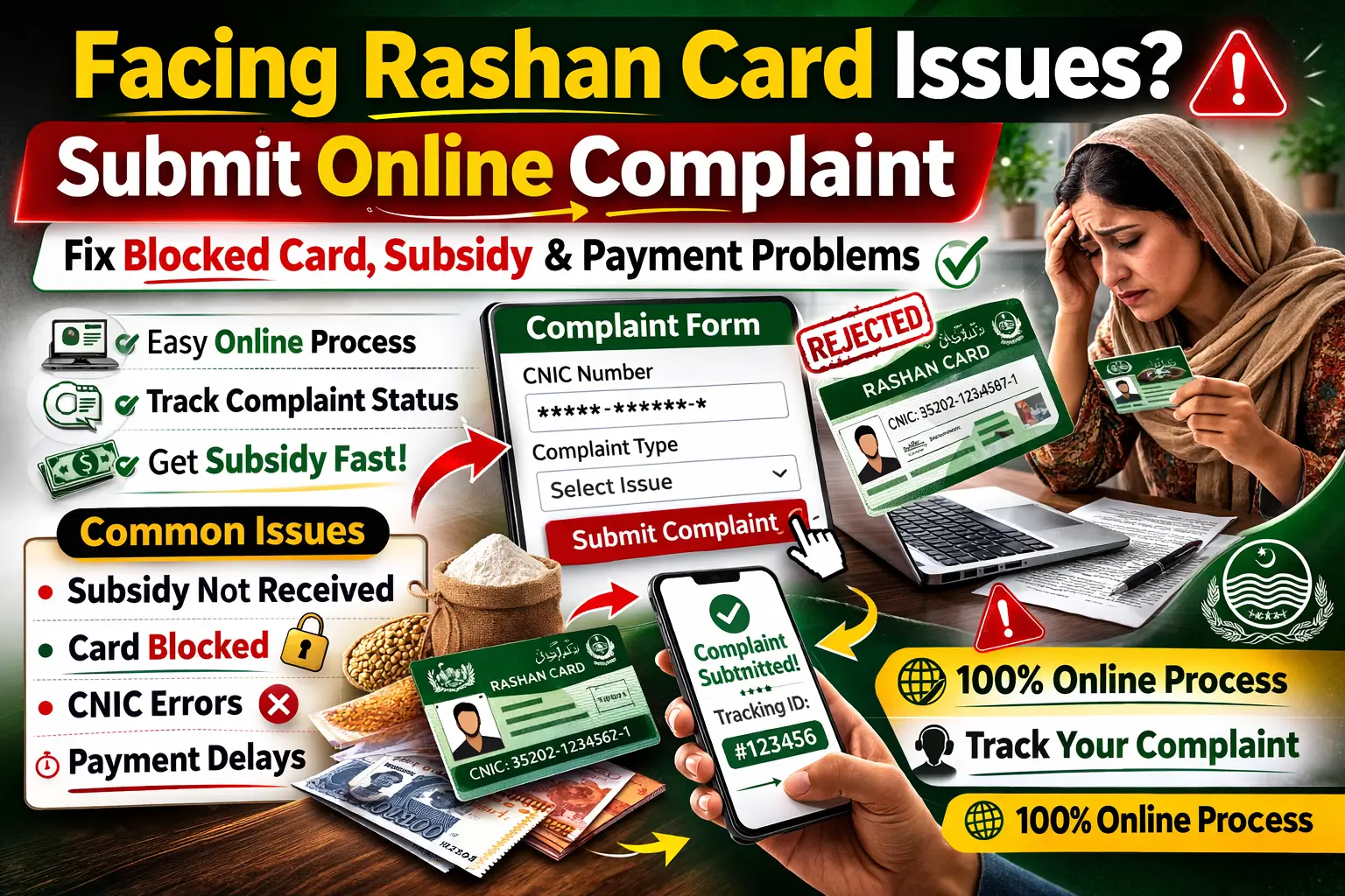 Facing Rashan Card Issues?