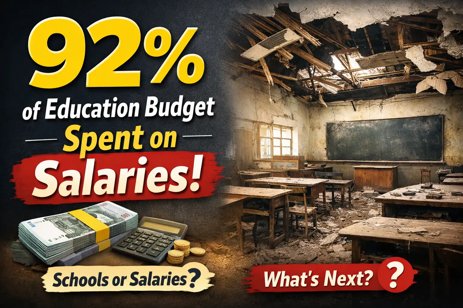 Education Budget 92% on Salaries — What’s Next in 2026?