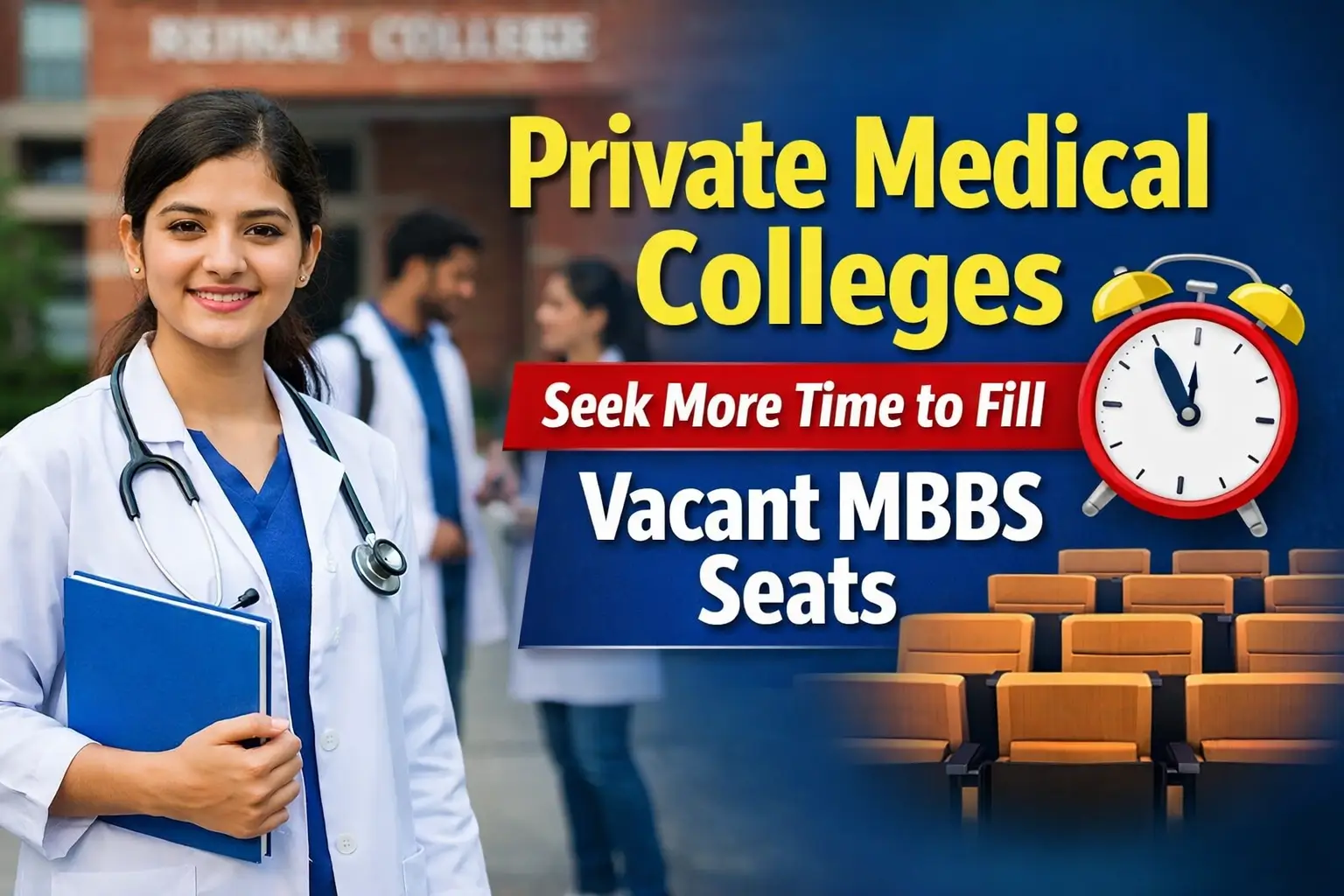 Private Medical Colleges Request More Time to Fill Vacant MBBS Seats