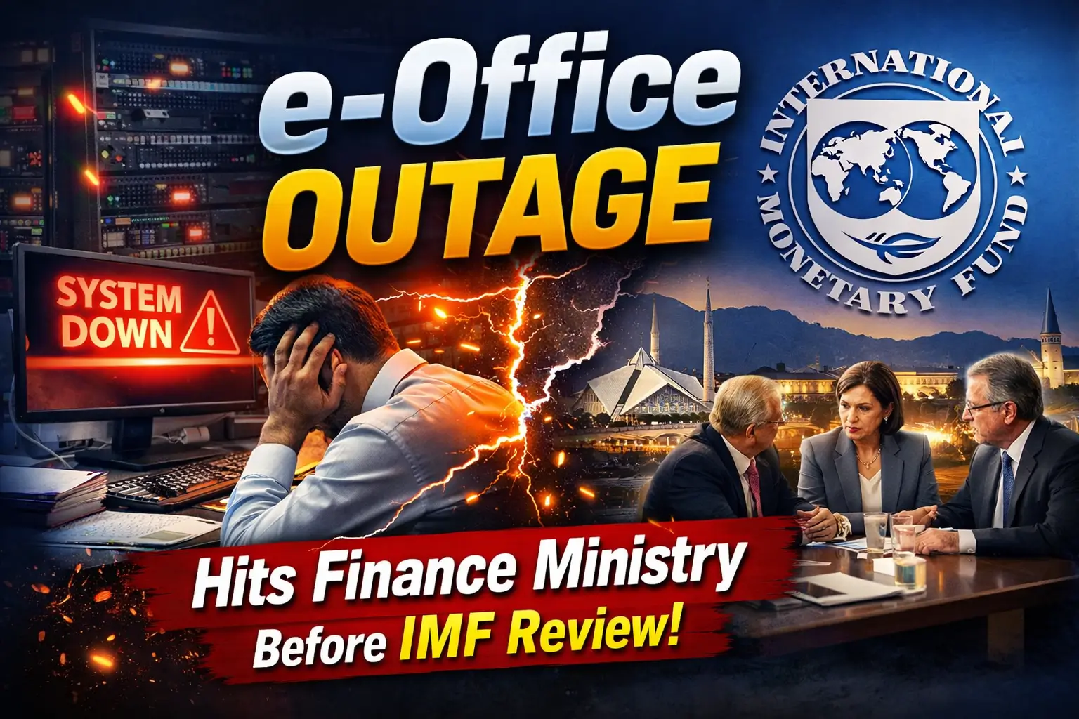 E-Office Outage Before IMF Review