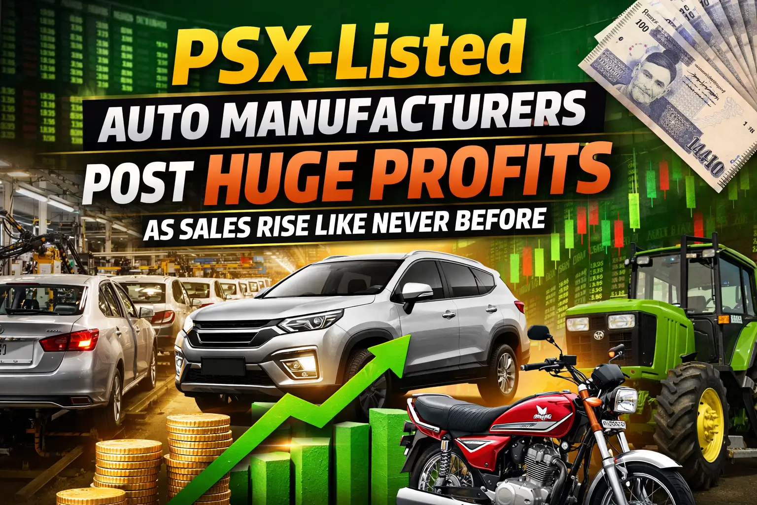 PSX-Listed Auto Manufacturers Profits Surge
