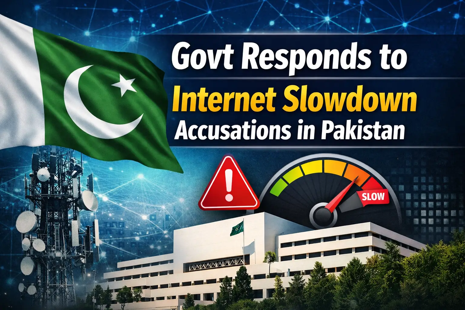 Govt Responds to Internet Slowdown Claims in Pakistan